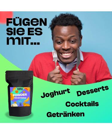 Honey Melon Bubble Tea Powder | Vegan Milk Tea | 500g High-Quality Ingredients for Strong Flavor | Ideal for Bubble Tea - Buy Online on GoSupps.com