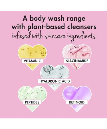 Love Beauty and Planet Kiwi Peptides Body Wash - Plant-Based 100% Biodegradable Refresh & Rejuvenate Skin 20 fl oz - Buy Online on GoSupps.com