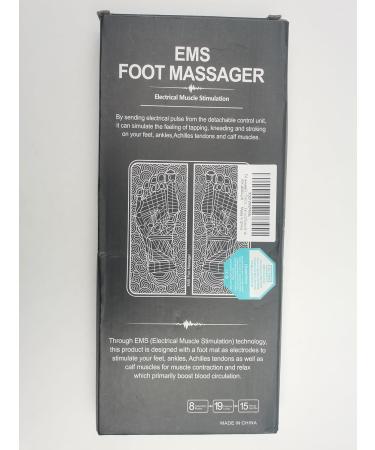 Buy Electric EMS Foot Massager - Foldable USB Charging for Improved Blood Circulation | International Shipping - Buy Online on GoSupps.com