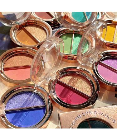 Eyeshadow XIXIAN Double Colors Eyeshadow Palette High Pigmented Glitter Matte Eyes Shadow Portable 06 1 count (Pack of 1) - Buy Online on GoSupps.com
