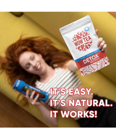 WOW TEA Berry Detox Tea - 21-Day Innovative Body Cleanse Program for Full Detox and Wellness - Buy Online on GoSupps.com