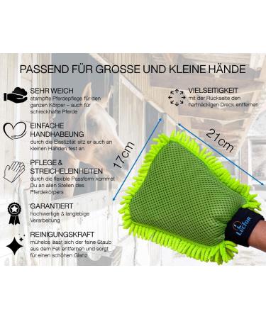 Lucfor Grooming Glove | Effortlessly Clean Pet Fur & Pamper Your Pet | International Shipping - Buy Online on GoSupps.com