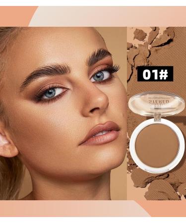 Erinde Bronzer Pressed Powder - Matte Contour Makeup | Lightweight Longwear Face Powder for Sun-Kissed Finish | International Shipping Available - Buy Online on GoSupps.com