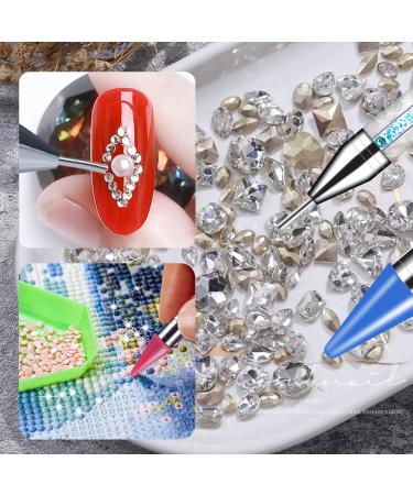 Best Wax Pencil for Rhinestones | Dual Head Diamond Painting & Nail Art Dotting Tool - Ideal for Jewelry & 5D Art - Buy Online on GoSupps.com