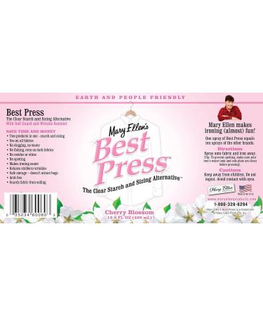 Mary Ellen Best Press Spray Starch Alternative - Cherry Blossom Scent | Premium Fabric Spray for Quilting & Sewing | Buy By The Yard Internationally - Buy Online on GoSupps.com