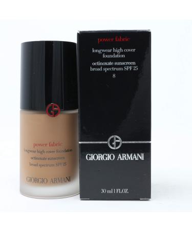 Giorgio Armani Power Fabric Longwear High Cover Foundation SPF 25 -  8 - Buy Online on GoSupps.com