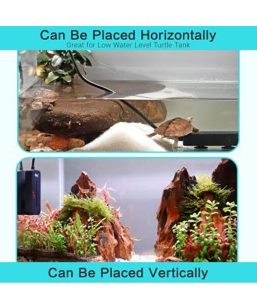 Hygger Mini Aquarium Heater 15W - Thermostat for 3.8-9.5L Salt & Freshwater Tanks - Buy Online on GoSupps.com