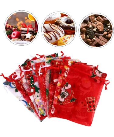 PLAFOPE 36pcs Christmas Cheesy Bag Clear Bags The Xmas Favor Bag Wrapping Bags Jewelry Elk 10X15CM As Shown - Buy Online on GoSupps.com