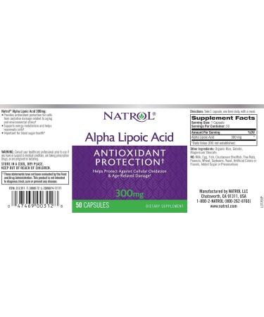 Buy Natrol Alpha Lipoic Acid 100g - Premium Antioxidant Supplement for Optimal Health | Fast International Shipping - Buy Online on GoSupps.com