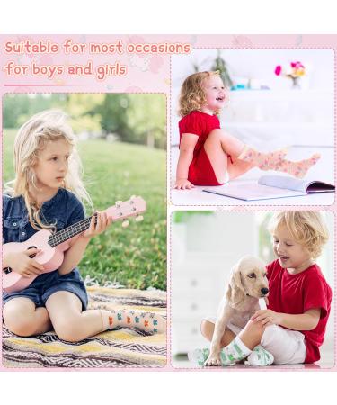 Threlaco 12 Pairs Eczema Socks for Kids Cotton Soft Foot Eczema Cute Socks for Sensitive Irritated Skin Overnight Children Aged 4-7 - Buy Online on GoSupps.com