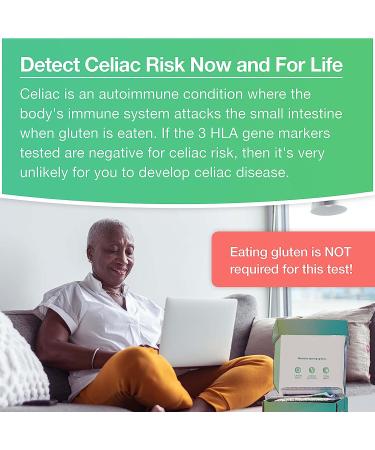 empowerDX Celiac Risk Gene Test - Home HLA Genetic Test for Celiac Disease - Ages 2+, Easy Mouth Swab Test - Buy Online on GoSupps.com