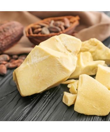 Organic Cocoa Butter for Chocolate & Cosmetics - Pureeraw 250g Vegan White Chocolate Sugar-Free Premium Quality - Buy Online on GoSupps.com