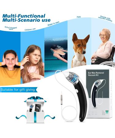 Electric Ear Wax Remover with 5 Strong Suction Levels - USB Charge, Reusable Kit for Adults and Kids - Buy Online on GoSupps.com