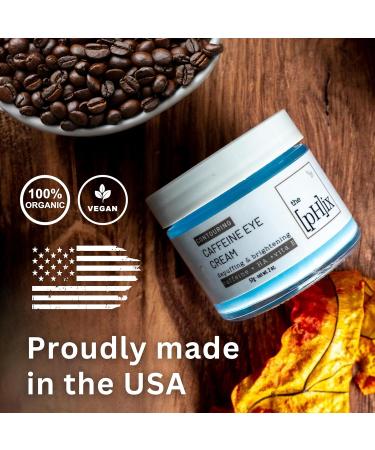 Caffeine Eye Cream | Hyaluronic Acid & Vitamins E & K | Vegan Solution for Dark Circles Puffiness Wrinkles | International Shipping - Buy Online on GoSupps.com