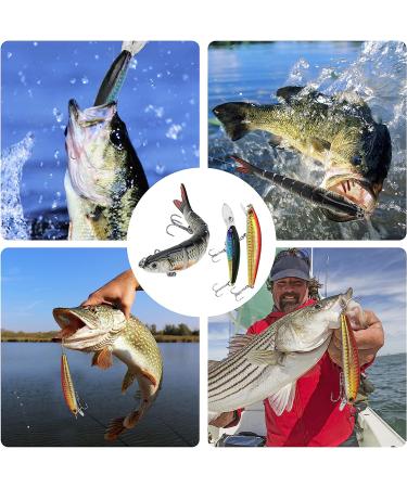 Fishing Lures Tackle Box - 92pcs Bass Fishing Kit for Saltwater and Freshwater - Includes Accessories and Gear for Bass, Trout, Salmon - Buy Online on GoSupps.com