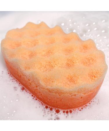 Black Opium Exfoliating Soap Sponge - 250g - Moisturising Shea Butter - Perfume Scent - Vegan Friendly - Puddle of Wax - Made in The UK