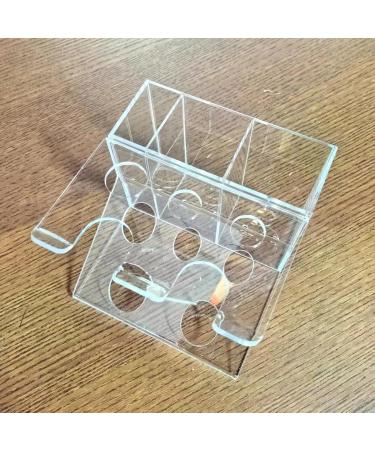 DimyFew Razor Holder & Electric Toothbrush Stand - Transparent Toothpaste Organizer for Ultimate Bathroom Storage - International Shipping Available - Buy Online on GoSupps.com