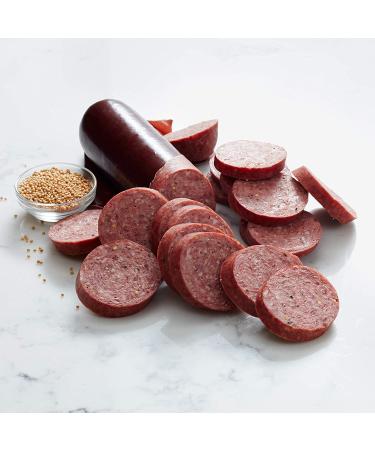Hickory Farms Party-Size Signature Beef Summer Sausage 26oz | High Protein, Low Carb, Keto, Gluten Free | Perfect for Snacking, Entertaining & Charcuterie - Buy Online on GoSupps.com