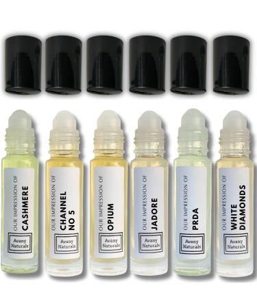 Sweet Perfume Sampler Set Woman - Replicant Perfume Perfume Oil Long Lasting Alt Fragrance Body Oil Gourmand Cologne 6 Pc (Sweet Woman)