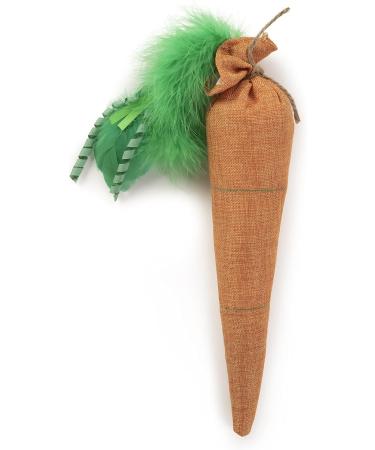 SmartyKat Plush Kicker Toys for Cats & Kittens, Fun & Engaging Play - Multiple Styles Jumbo Kolossal Karrot Kicker Toy