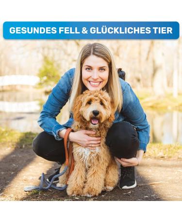 Bluepet Gloss Dance Fur Tubular De-Tunnel for Long Hair Dogs & Cats | High-Quality Dog Brushes with Dual Rows of Pins - Effortlessly Solves Knots & Matts - Buy Online on GoSupps.com