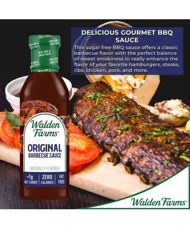 Walden Farms Near Zero Barbeque Sauce Original 340ml - Buy Online on GoSupps.com