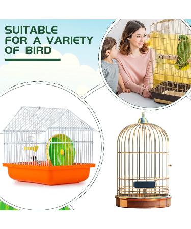 Shappy Universal Bird Cage Cover Skirt - White Nylon Mesh Net Guard for Parrots - 80 Inch & 118 Inch Options Available - Buy Online on GoSupps.com