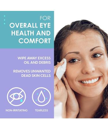 Clear C Eye Lid Cleaning Wipes for Dry Eyes & Red Eye Irritation - Pack of 30 Individually Wrapped Travel Wipes - Buy Online on GoSupps.com