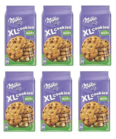 Mondelez International Milka Biscuits XL Nuts with chocolate and hazelnut drops 184 g