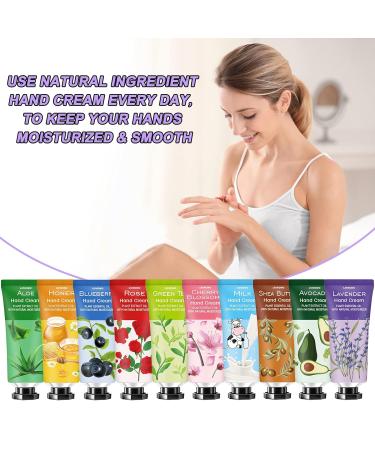 30 Pack Natural Plant Fragrance Hand Cream Gifts Set for Women - Moisturizing Travel Size Lotion with Shea Butter for Dry Cracked Hands - Perfect Mother's Day Gift - Buy Online on GoSupps.com
