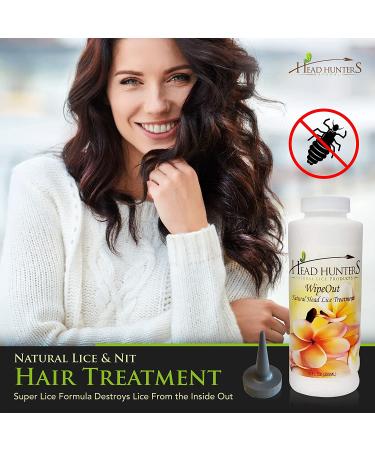 Head Hunters Wipe Out Natural Lice Treatment - 32oz All-Natural Shampoo for Adults & Children - Safe Lice Removal Solution - Buy Online on GoSupps.com
