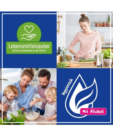 Poliboy XXL Kitchen Wet Wipes - All-Purpose Cleaning Towels with Orange Fragrance - 2 Pack (48 Towels) - Made in Germany - International Shipping Available - Buy Online on GoSupps.com