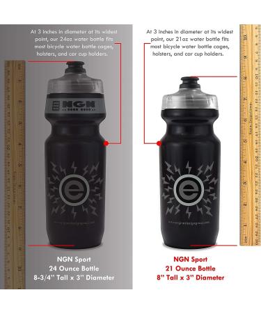 Specialized Bikes 21 oz Bike Water Bottle for Triathlon, MTB, and Road Cycling | Clear/Gray (2-Pack) - Buy Online on GoSupps.com