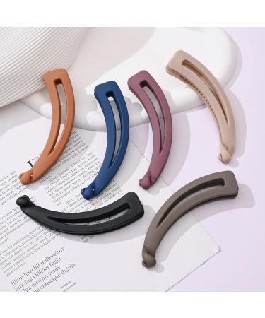 Eyegla 6-Piece Colored Banana Hair Clip Set for Thick Hair - Non-Slip Ponytail Holders for Women & Girls - Buy Online on GoSupps.com