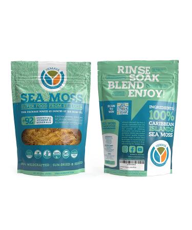 100% Wildcrafted Organic Sea Moss | Raw Sun-dried | Makes 65oz Gel | Gold Purple (GOLD) - Buy Online on GoSupps.com