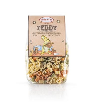 Dalla Costa Threecolored teddy spread with tomatoes and spinach value pack 12 x 250 grams