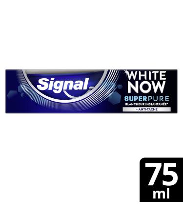 Buy Signal White Now Toothpaste Super Pure 75 ml - Fast International Shipping | Brighten Your Smile Today! - Buy Online on GoSupps.com