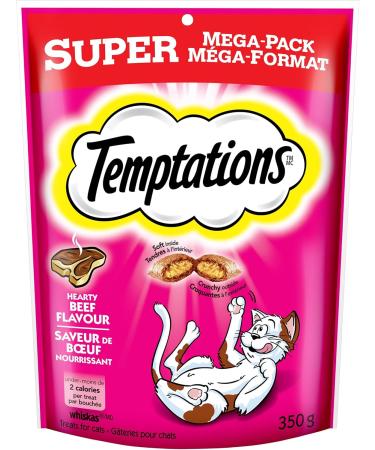 TEMPTATIONS MixUps Cat Treats Beef Chicken Turkey + Adult Cat Treats Hearty Beef Flavour (700g) Cat Treats + Cat Treats Hearty Beef - Buy Online on GoSupps.com