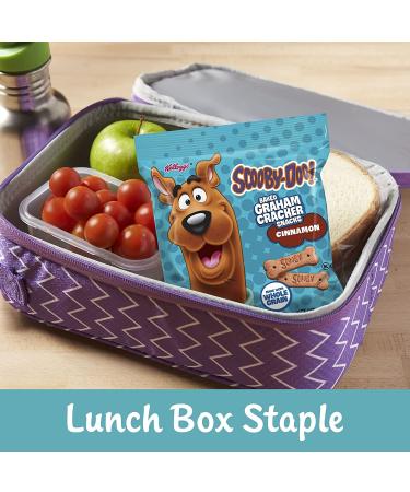 Kellogg's SCOOBY-DOO! Cinnamon Baked Graham Cracker Snacks - 12oz Box (12 Pouches) - Buy Online on GoSupps.com