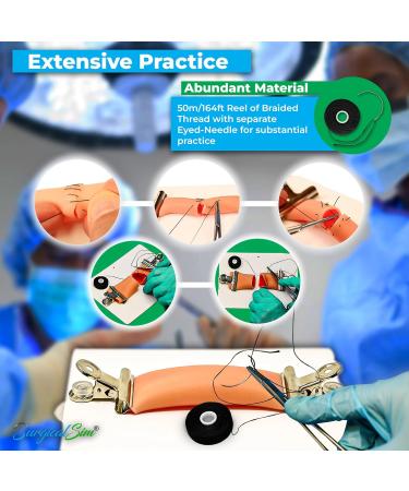 Bowel Anastomosis End to End Suture Practice Kit - 0.8 Diameter Model | Best International Shipping Available - Buy Online on GoSupps.com