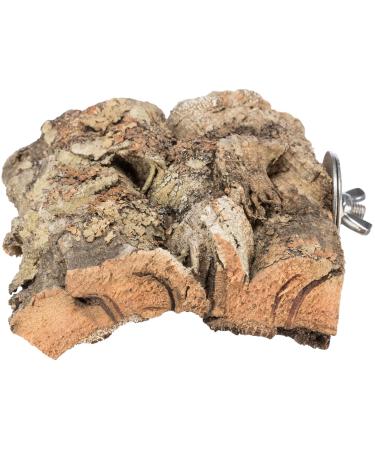 TRIXIE bird cage accessories for large parakeets budgies LANDING PLACE WITH SCREW FASTENING cork 8 12 cm- 58041