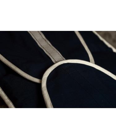 Cherry Stone Pillow Belt with Velcro - 135cm XXL Heat Pad for Back Relief - 7-Chamber Dark Blue - Buy Online on GoSupps.com