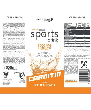 Best Body Nutrition Sports Drink Ice Tea Peach - 6L | Hydration & Energy Boost for Athletes | Fast International Shipping - Buy Online on GoSupps.com