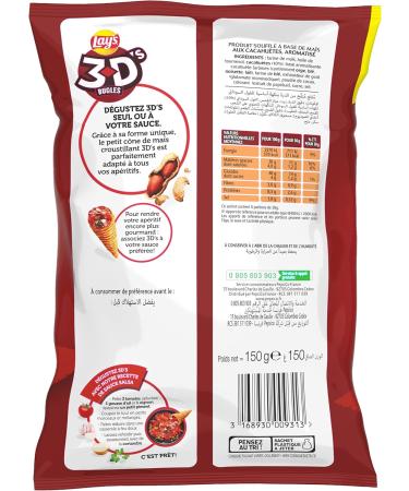Lay's 3D's Peanut Family Size 150g - Buy Online on GoSupps.com