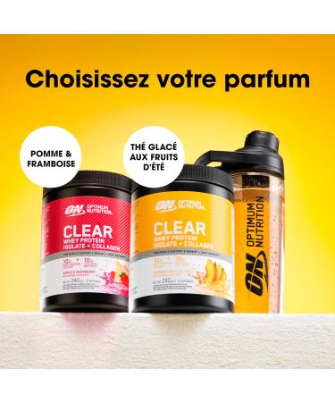  Optimum Nutrition Optimum Nutrition Clear Whey + Collagen Summer Fruits Iced Tea 10g Whey Isolate and 10g Collagen Peptides per Serving - Buy Online on GoSupps.com