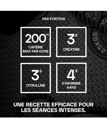 Bulk Dope Pre-Workout Powder Strawberry and Lime Energy Drink With Beta Alanine Creatine Monohydrate Caffeine Arginine (AAKG) Citrulline Taurine Vitamin B6 510g 30 Servings - Buy Online on GoSupps.com