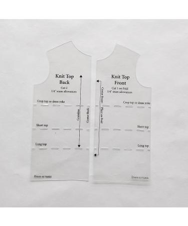 HONEYSEW Quick Trace Doll Fashions Templates for 18 Dolls - Includes 5 Quilting Rulers and Sewing Instruction - Buy Online on GoSupps.com