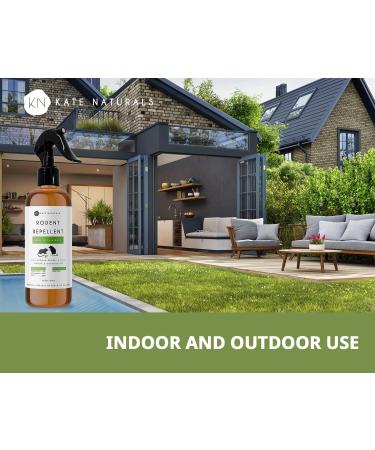 Kate Naturals 16oz Rodent Repellent Spray - Peppermint Oil Formula for Mice, Rats, Raccoons, and Ants - Non-Toxic Outdoor Pest Control - Made in USA - Buy Online on GoSupps.com