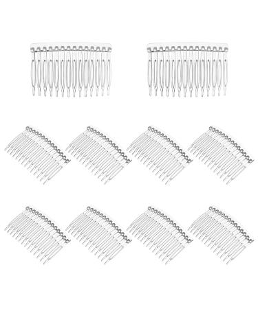 Plastic Hair Clip Combs Hair Side Combs Insert Combs (Transparent) - Buy Online on GoSupps.com