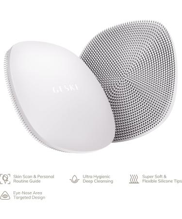 Geske SmartAppGuided 4-in-1 Facial Cleaning Brush | Soft Silicone Professional Device for Starlight Skin Care - Buy Online on GoSupps.com